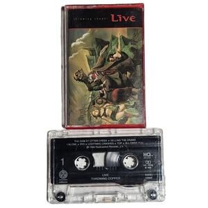 Live: Throwing Copper Cassette TESTED (Radioactive Records, 1994) Pre-owned